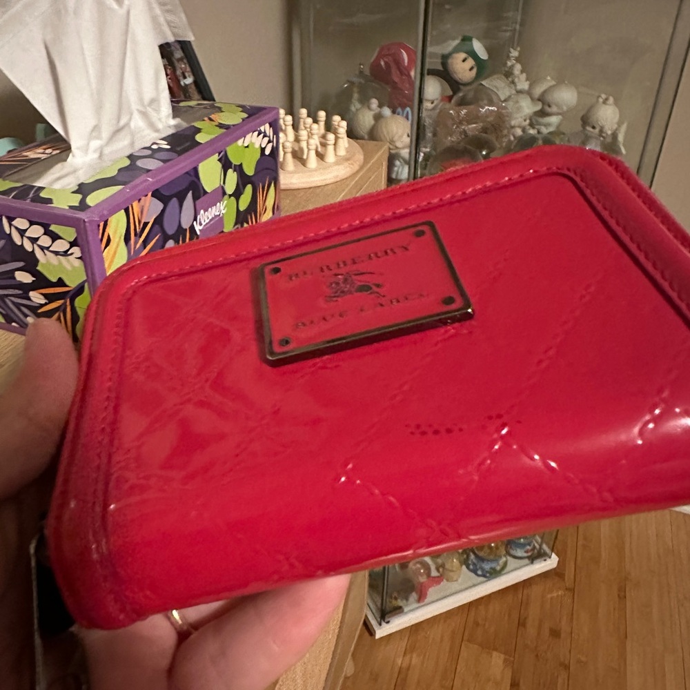 ❌ SOLD ❌ Burberry Blue Label Pink Quilted Women's Wallet - Picture 2 of 11